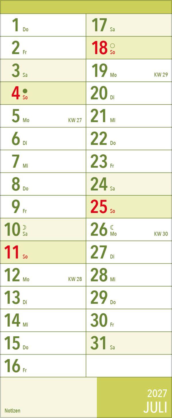 Beispielinhalt (Bild) XL Planer Großdruck 2027
