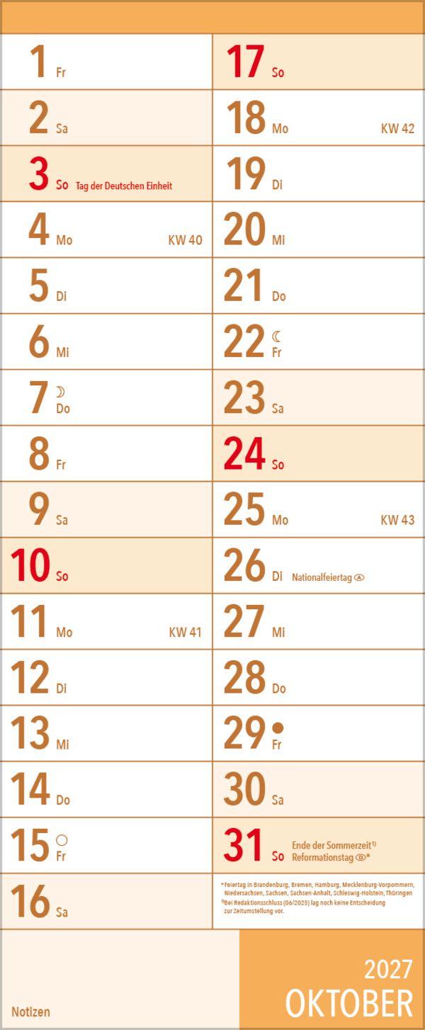 Beispielinhalt (Bild) XL Planer Großdruck 2027