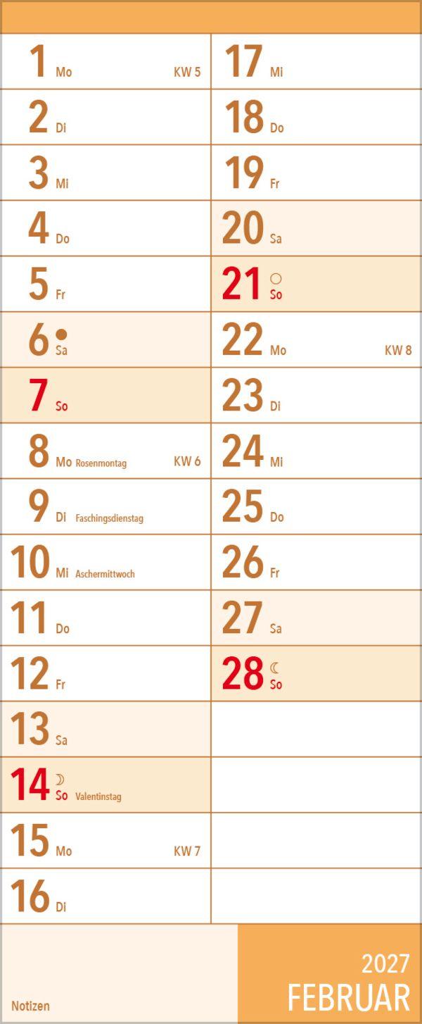Beispielinhalt (Bild) XL Planer Großdruck 2027