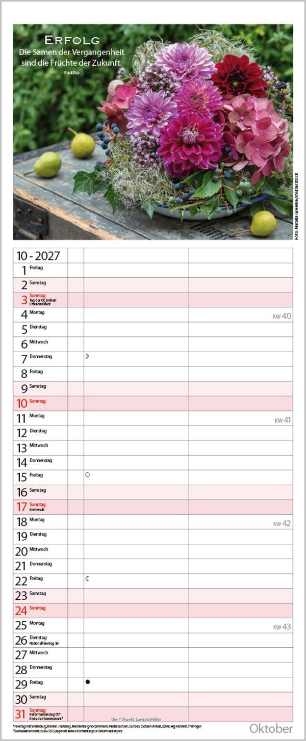 Beispielinhalt (Bild) Planer für die besten Jahre 2027