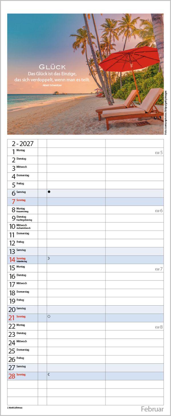 Beispielinhalt (Bild) Planer für die besten Jahre 2027