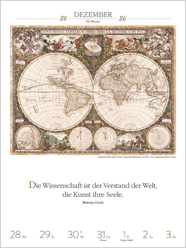 Beispielinhalt (Bild) Literaturkalender Kunst 2027