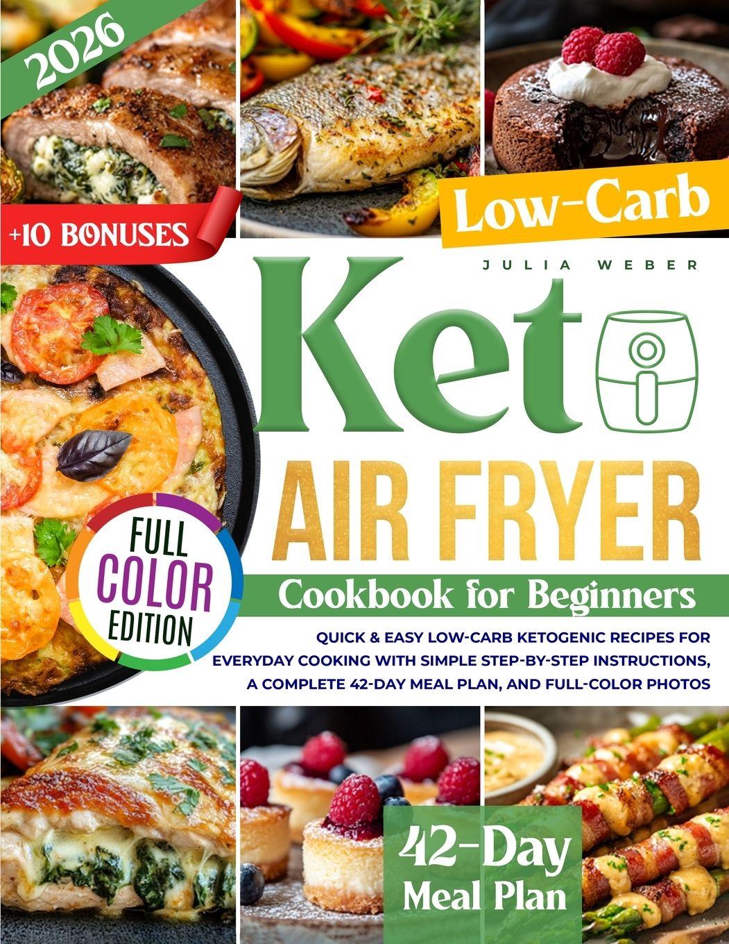 Vorderes Coverbild Keto Air Fryer Cookbook for Beginners