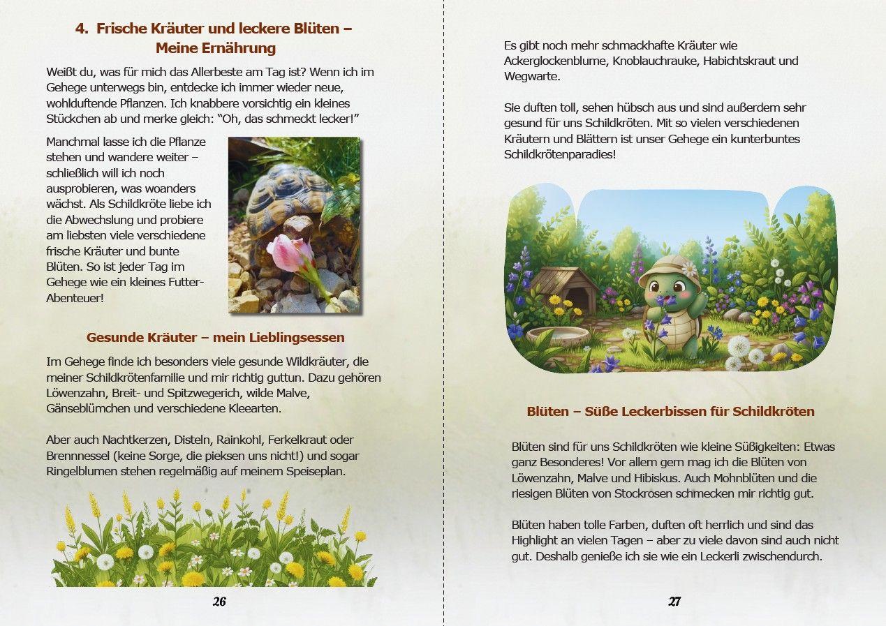 Beispielinhalt (Bild) Mit Lenja im Schildkrötengarten