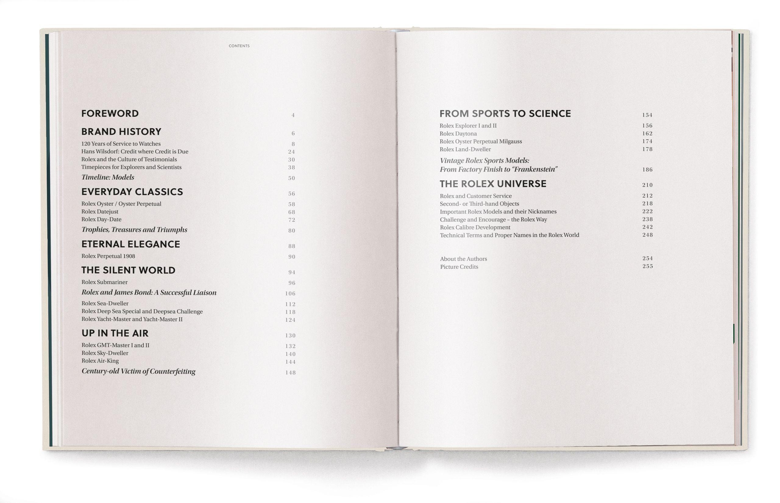 Beispielinhalt (Bild) The Watch Book Rolex