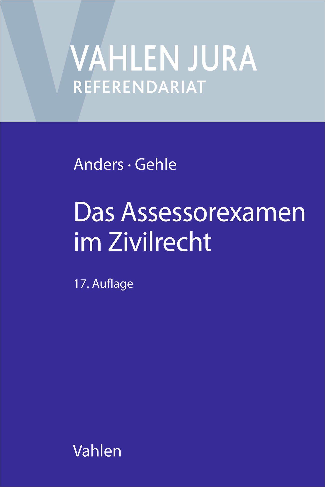 Vorderes Coverbild Das Assessorexamen im Zivilrecht