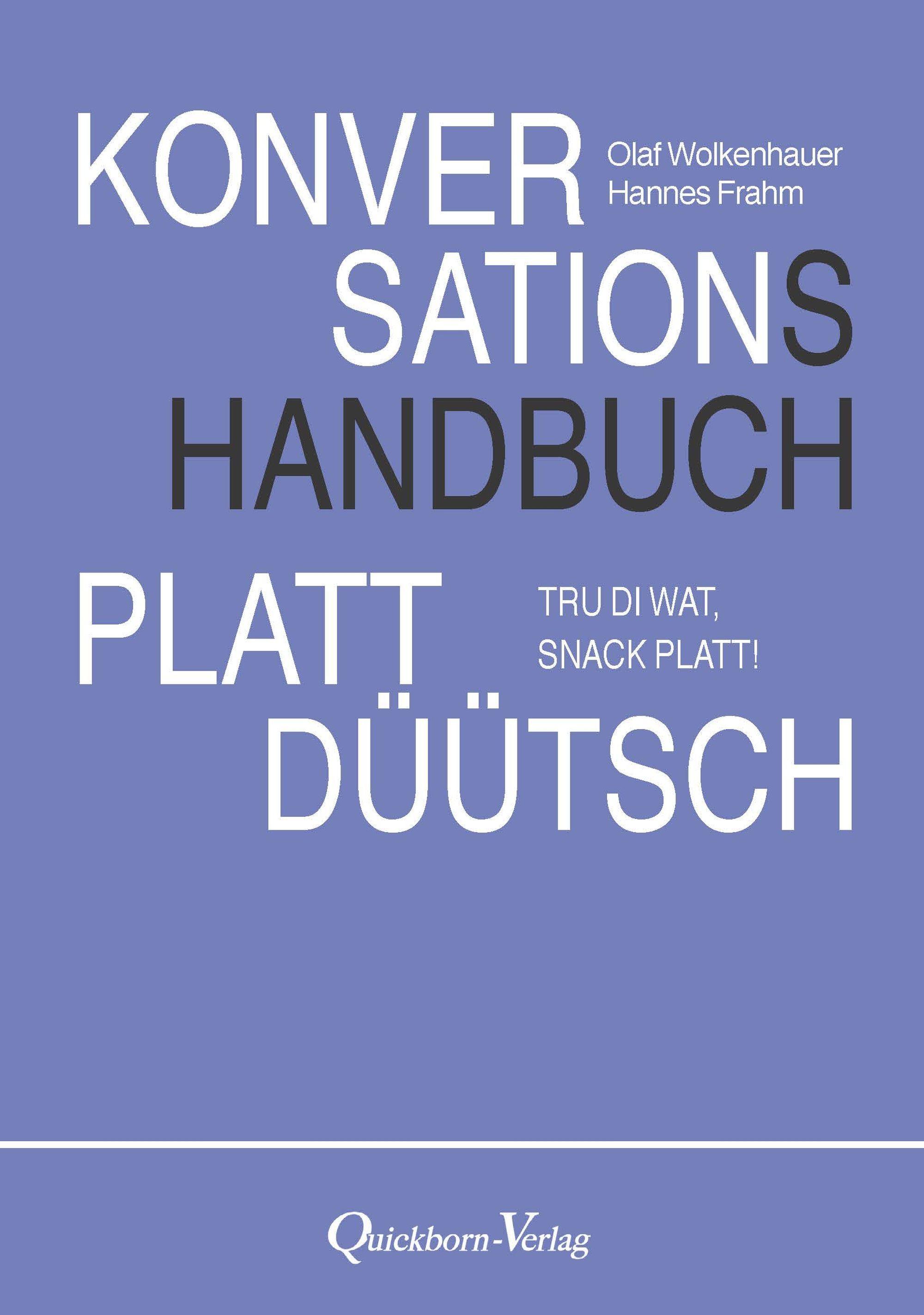 Vorderes Coverbild Konversationshandbuch Plattdüütsch