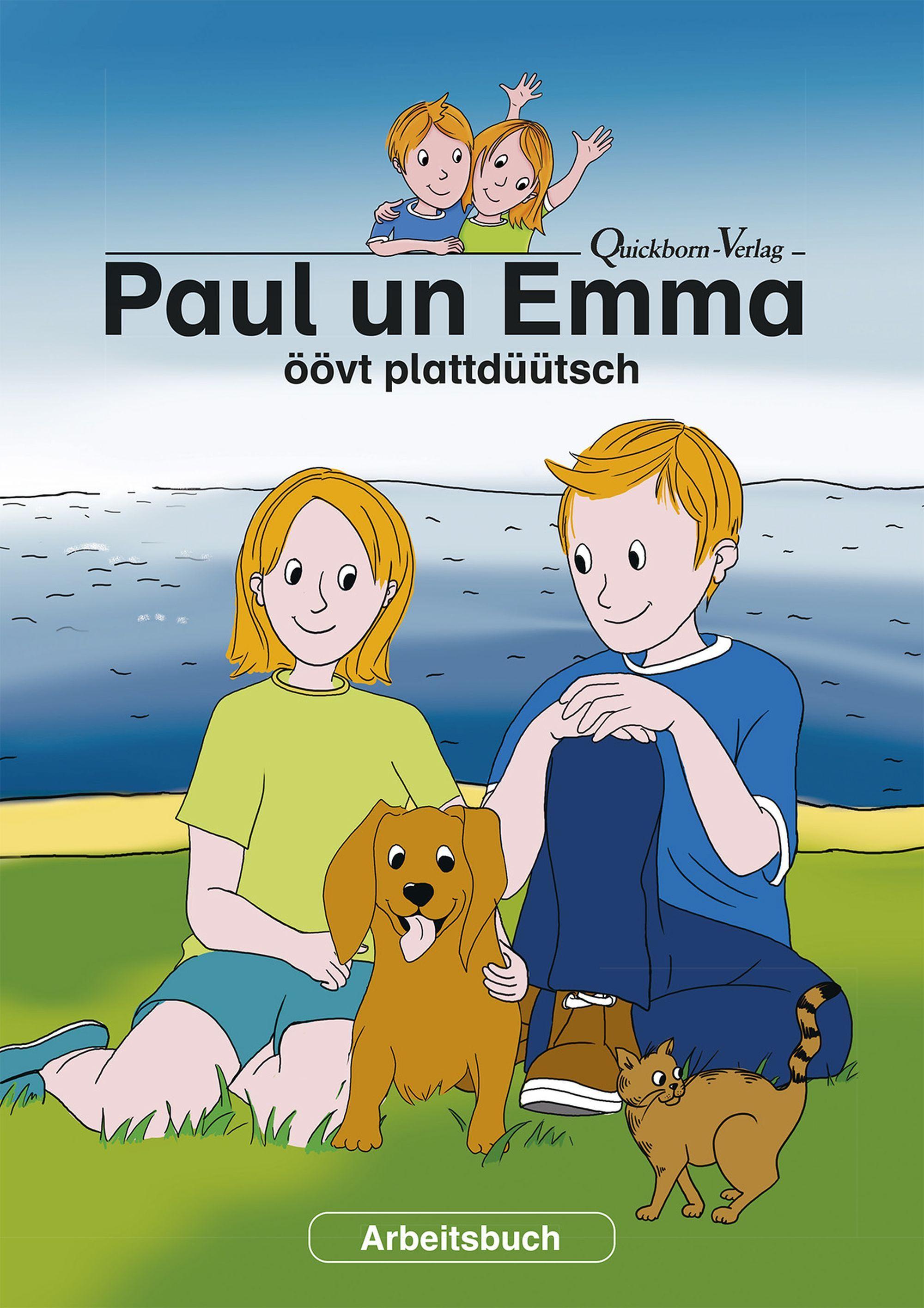Vorderes Coverbild Paul un Emma öövt plattdüütsch