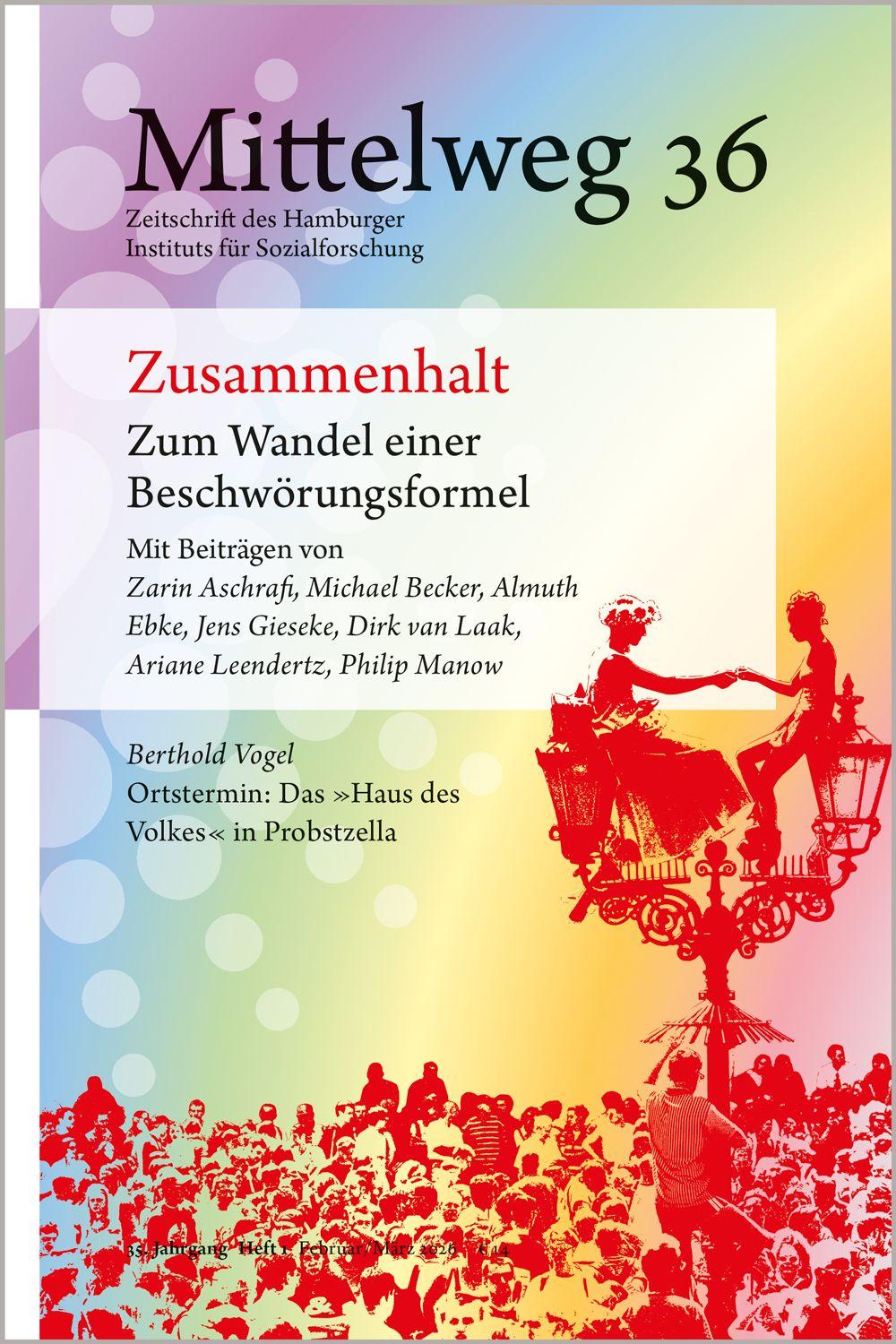 Vorderes Coverbild Zusammenhalt. Zum Wandel einer Beschwörungsformel