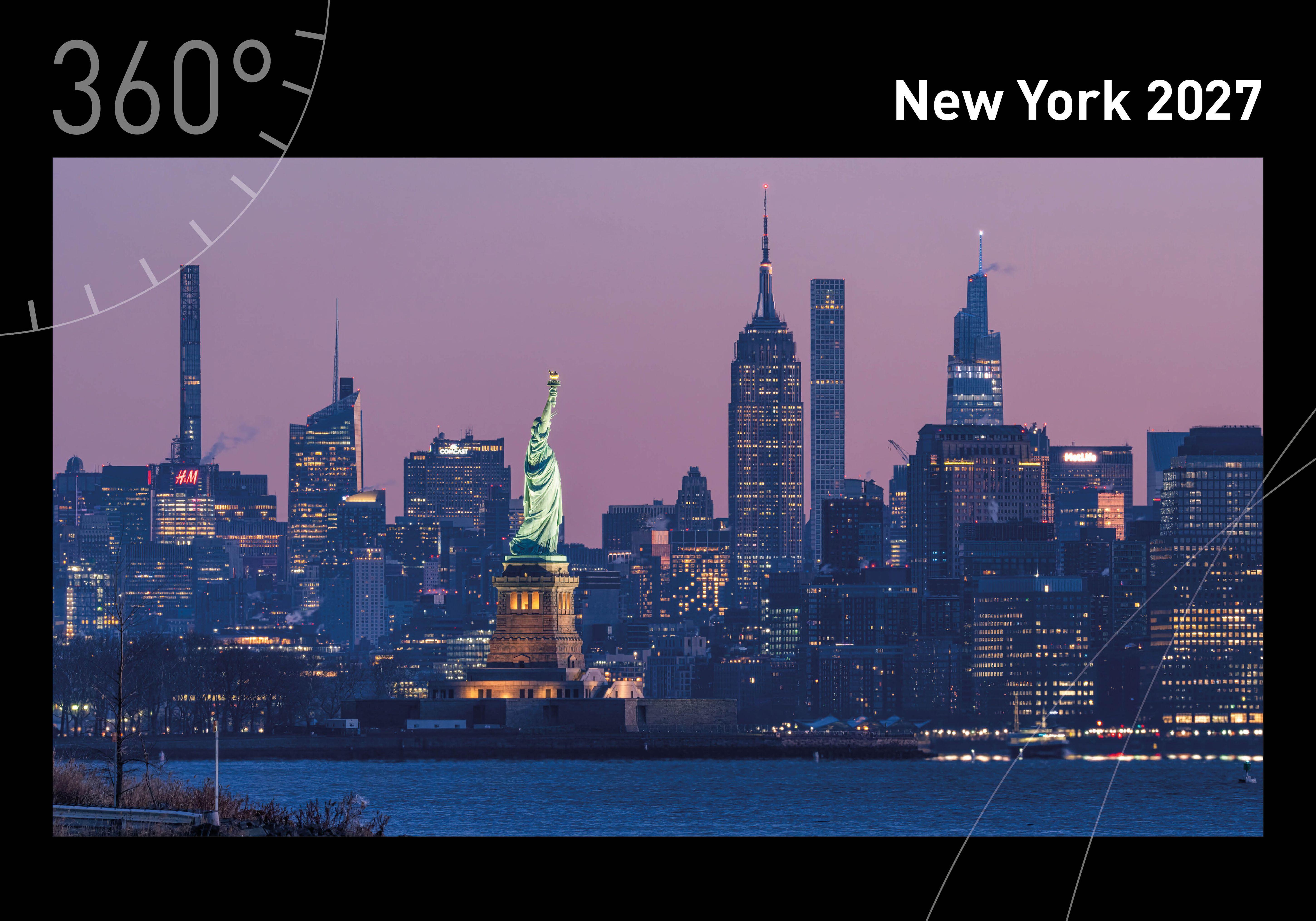Vorderes Coverbild New York Premiumkalender 2027