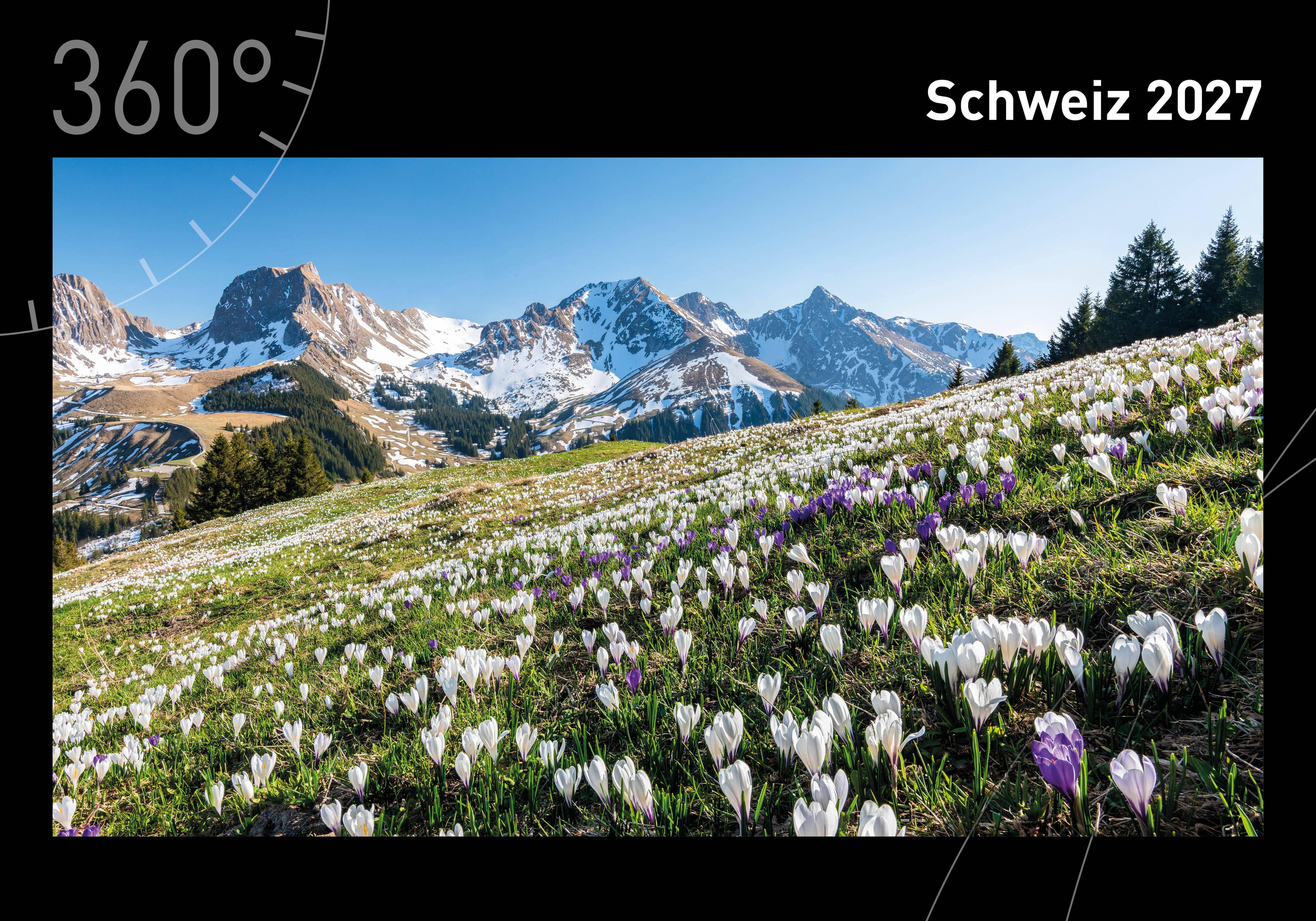 Vorderes Coverbild Schweiz Premiumkalender 2026