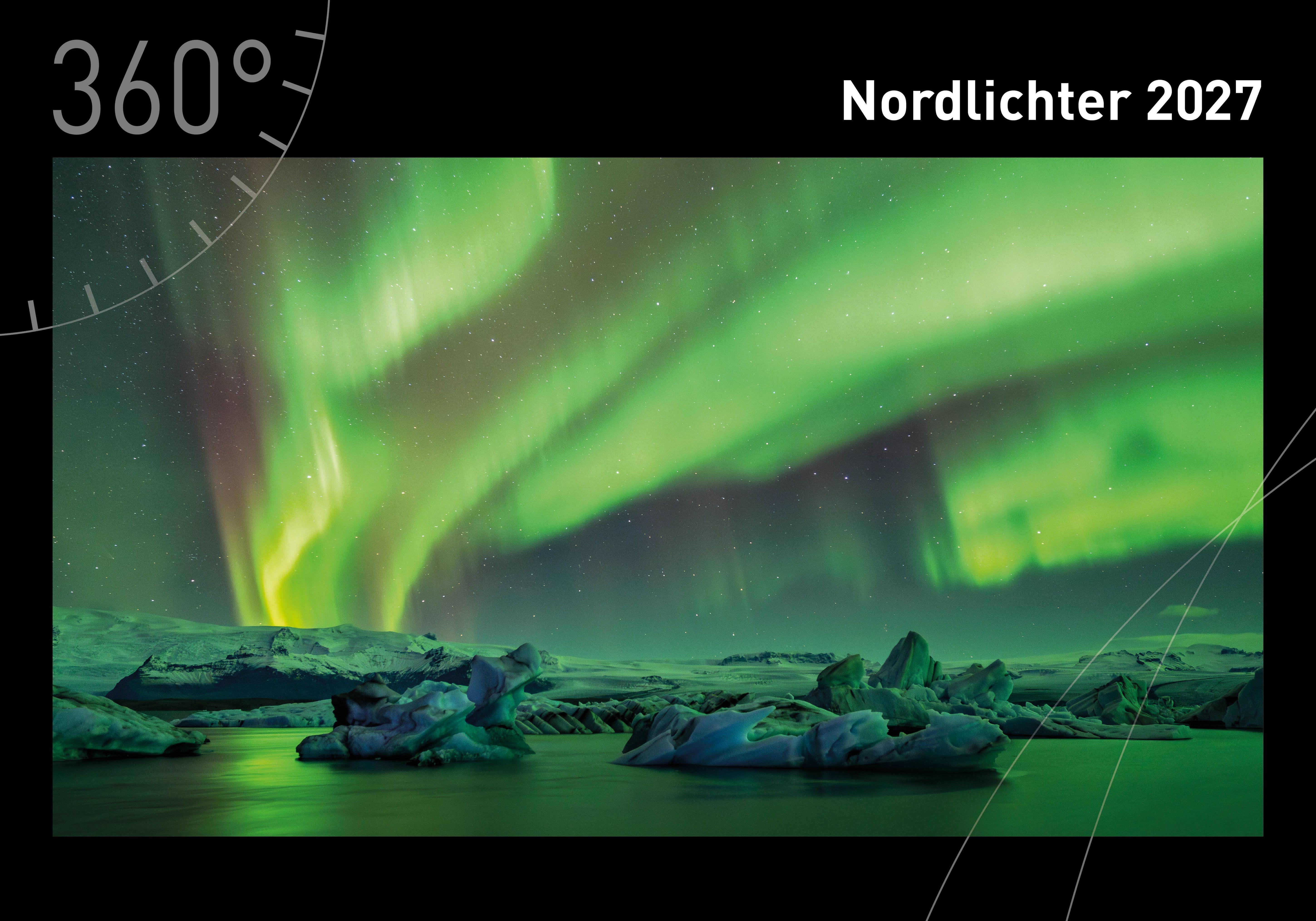 Vorderes Coverbild Nordlichter Premiumkalender 2027