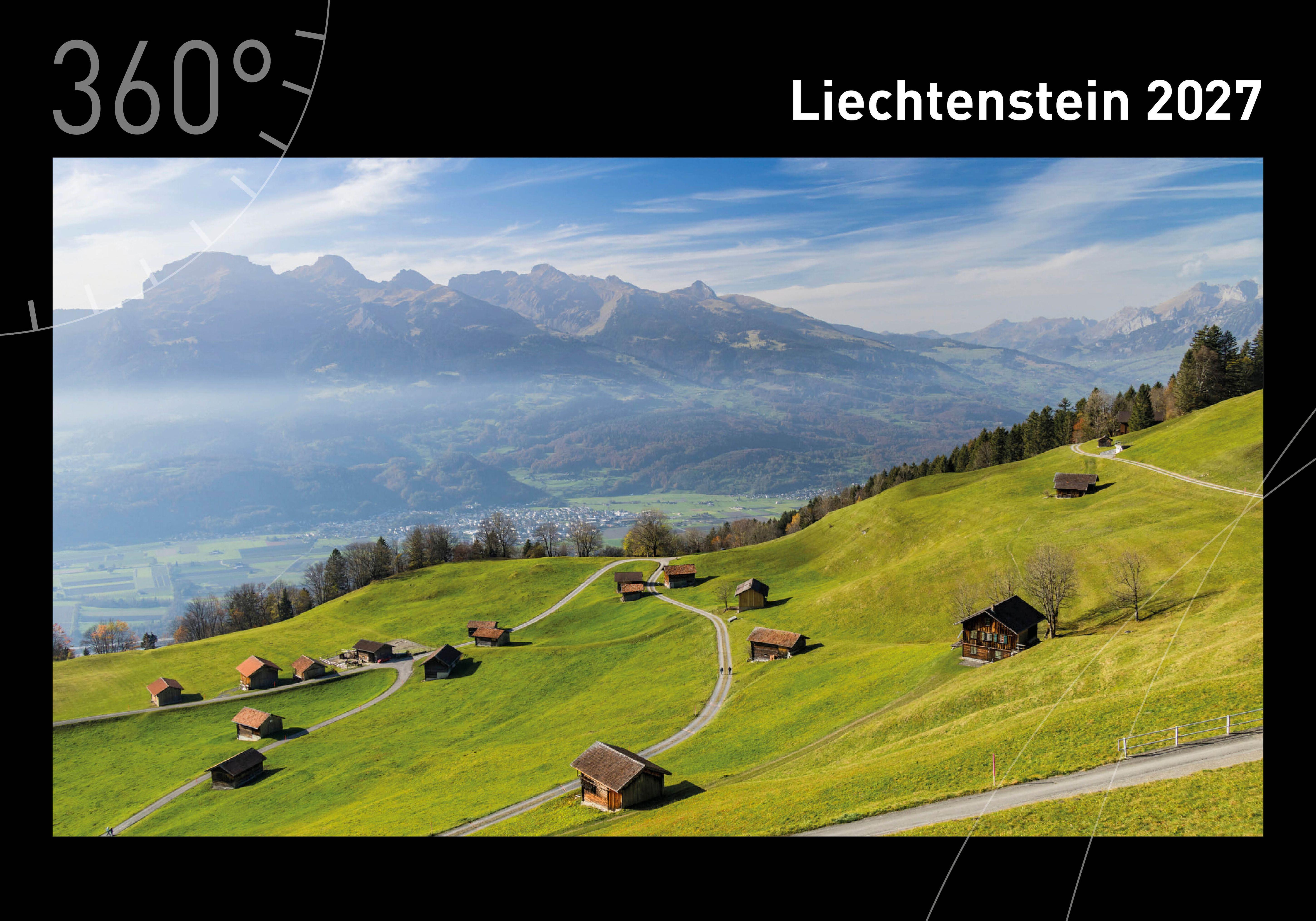Vorderes Coverbild Liechtenstein Premiumkalender 2027