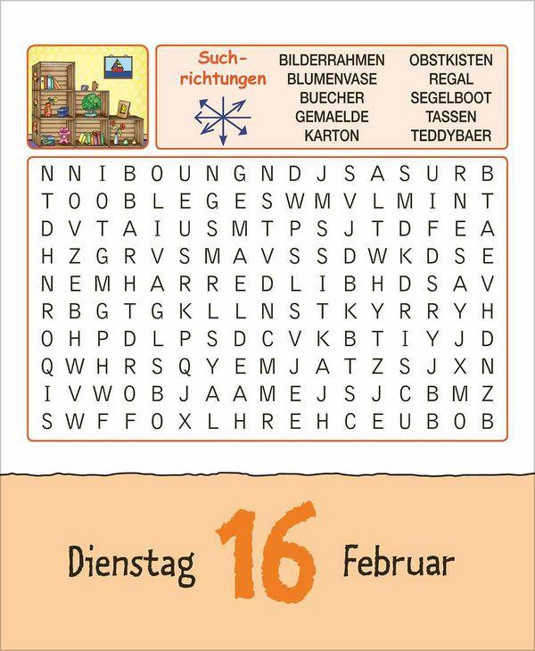 Beispielinhalt (Bild) Rästel für Kids 2027