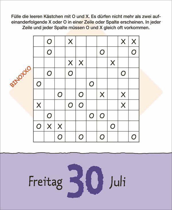 Beispielinhalt (Bild) Rästel für Kids 2027