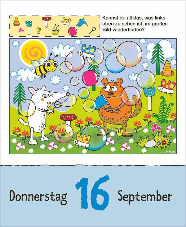 Beispielinhalt (Bild) Rästel für Kids 2027