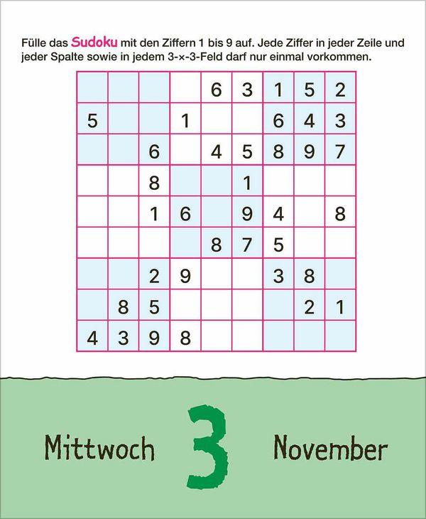 Beispielinhalt (Bild) Rästel für Kids 2027