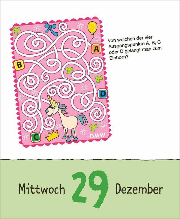 Beispielinhalt (Bild) Rästel für Kids 2027