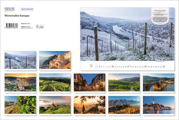 Beispielinhalt (Bild) Weinstraßen Europas 2027