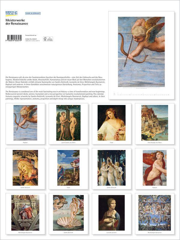 Beispielinhalt (Bild) Meisterwerke der Renaissance 2027