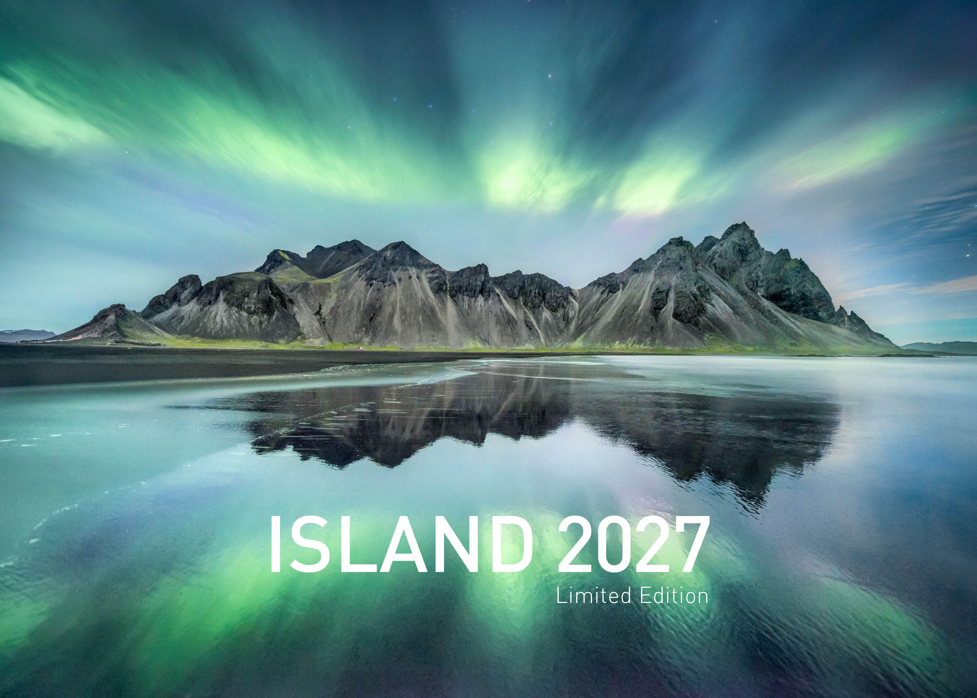 Vorderes Coverbild Island Exklusivkalender 2027