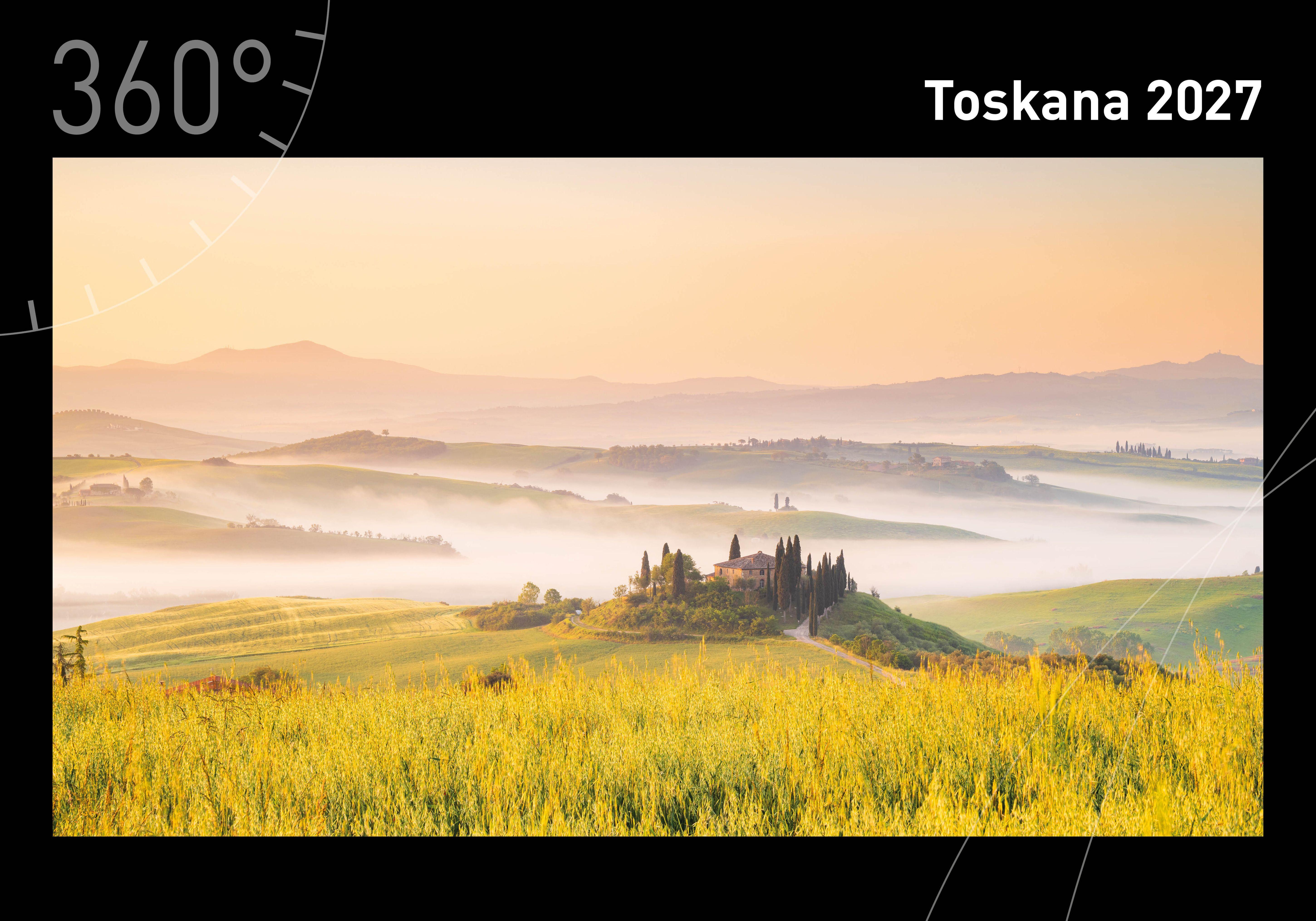 Vorderes Coverbild Toskana Premiumkalender 2027