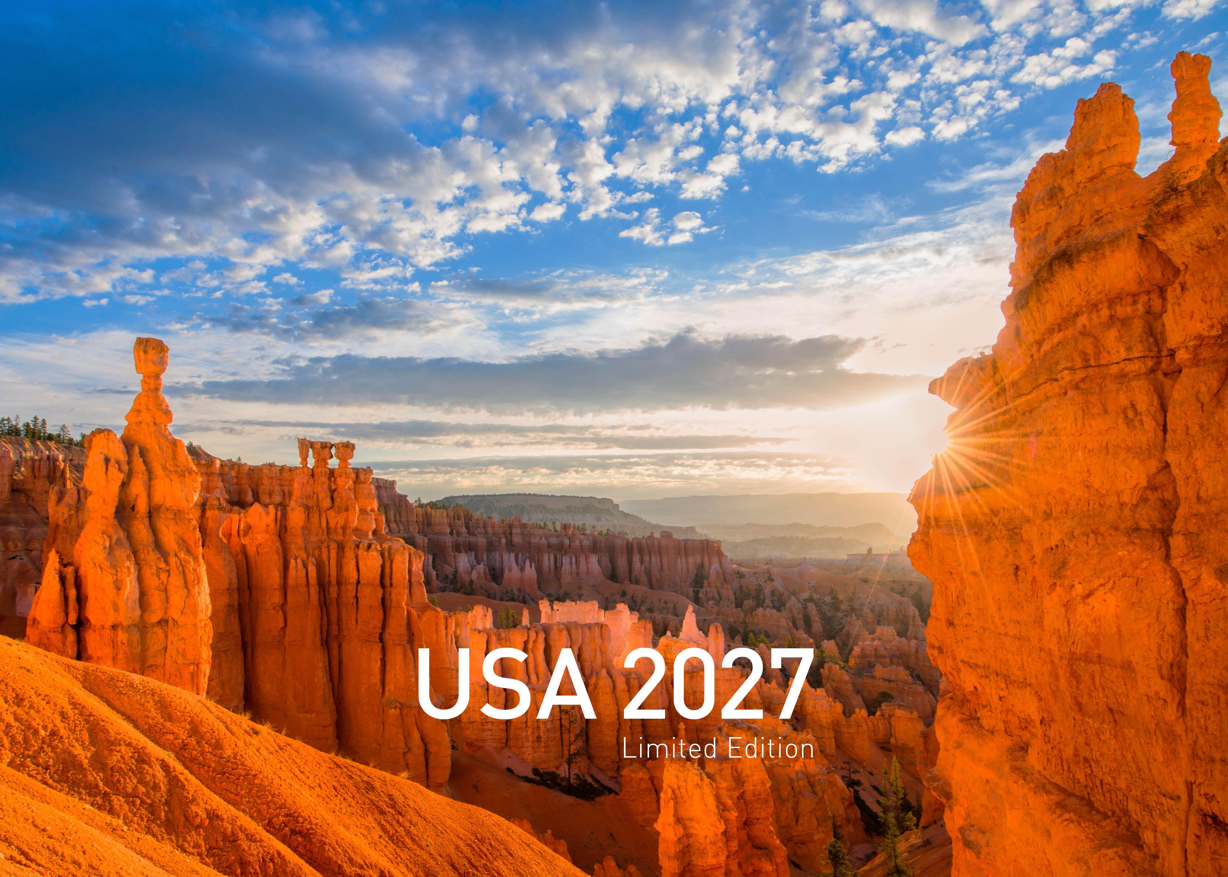 Vorderes Coverbild USA Exklusivkalender 2027