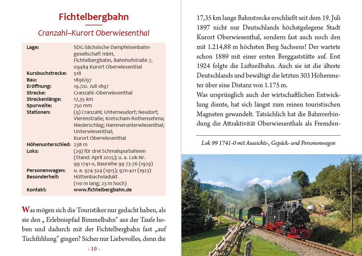 Beispielinhalt (Bild) Sächsische Schmalspurbahnen