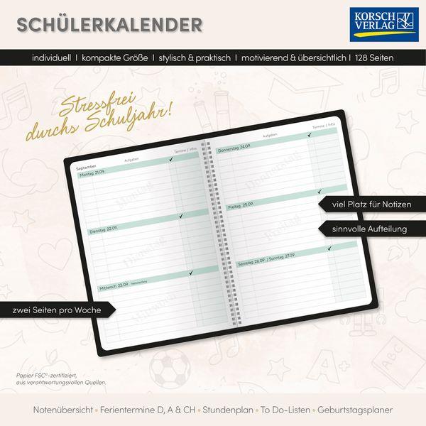 Beispielinhalt (Bild) Schülerkalender Planlos 2026/2027