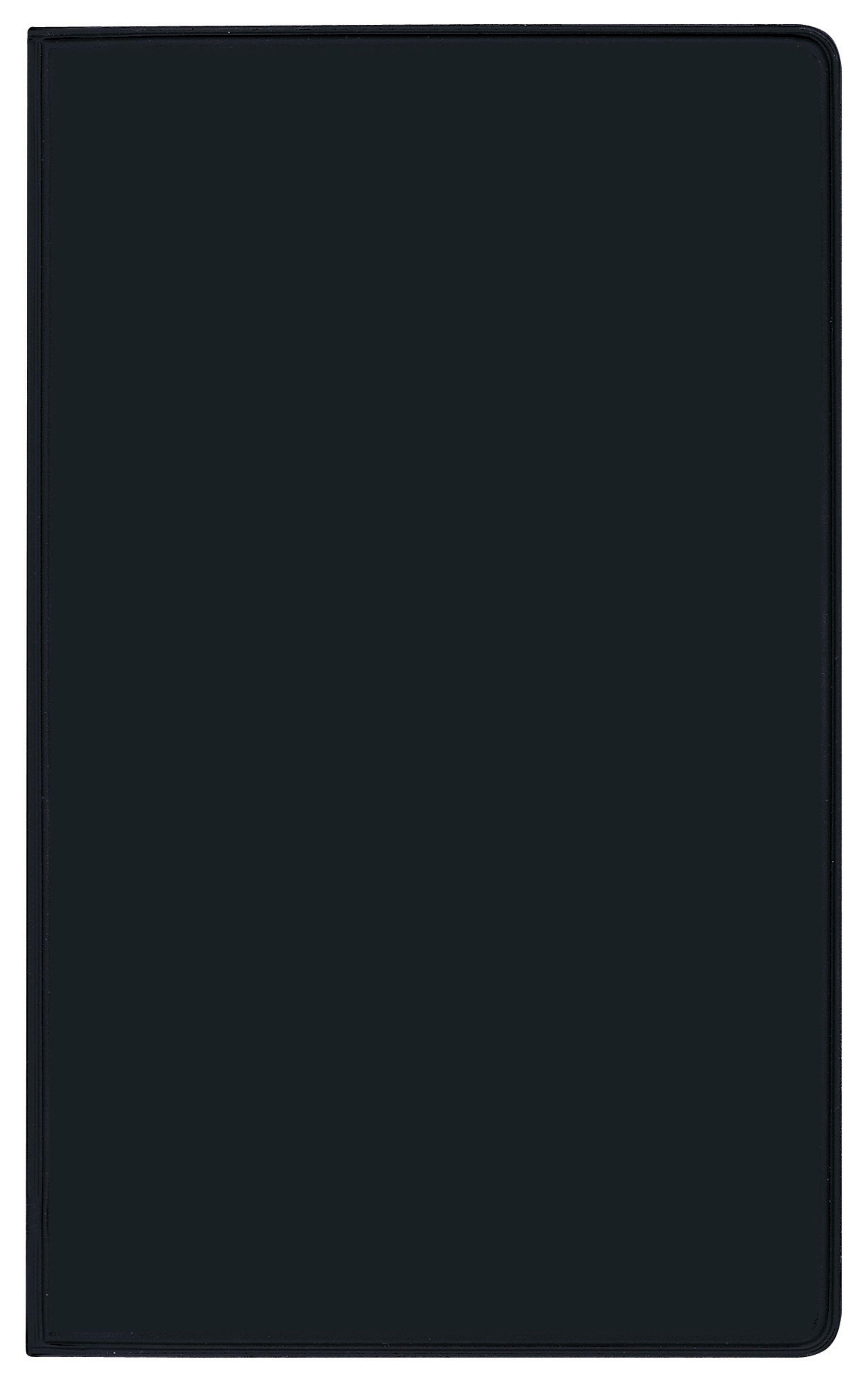 Vorderes Coverbild Taschenkalender Modus XL geheftet PVC schwarz 2027