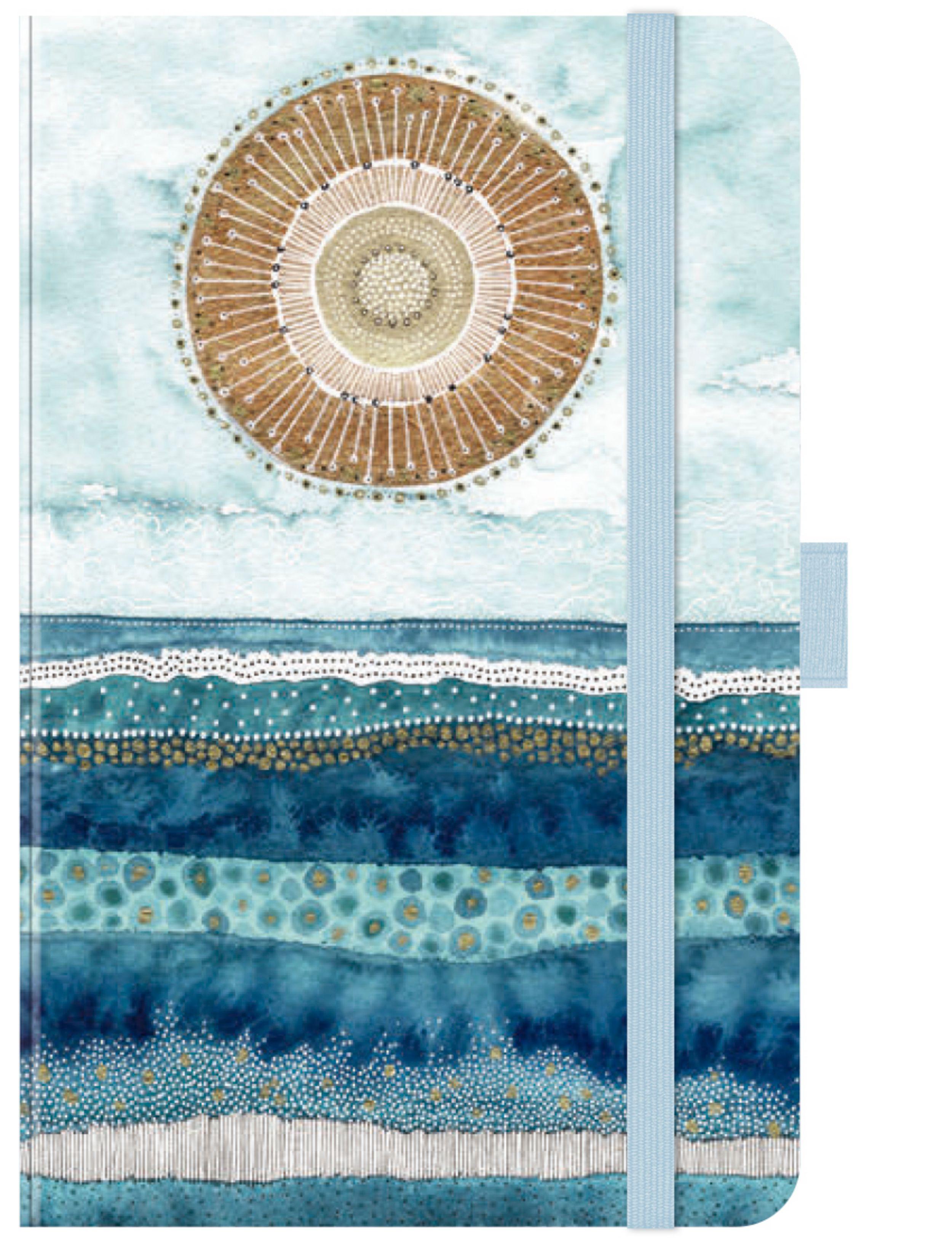 Vorderes Coverbild Premium Timer Small "Golden Waves" 2027