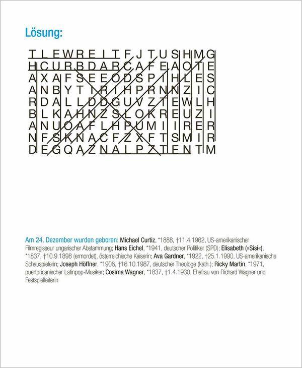 Beispielinhalt (Bild) Rästel für Renter 2027