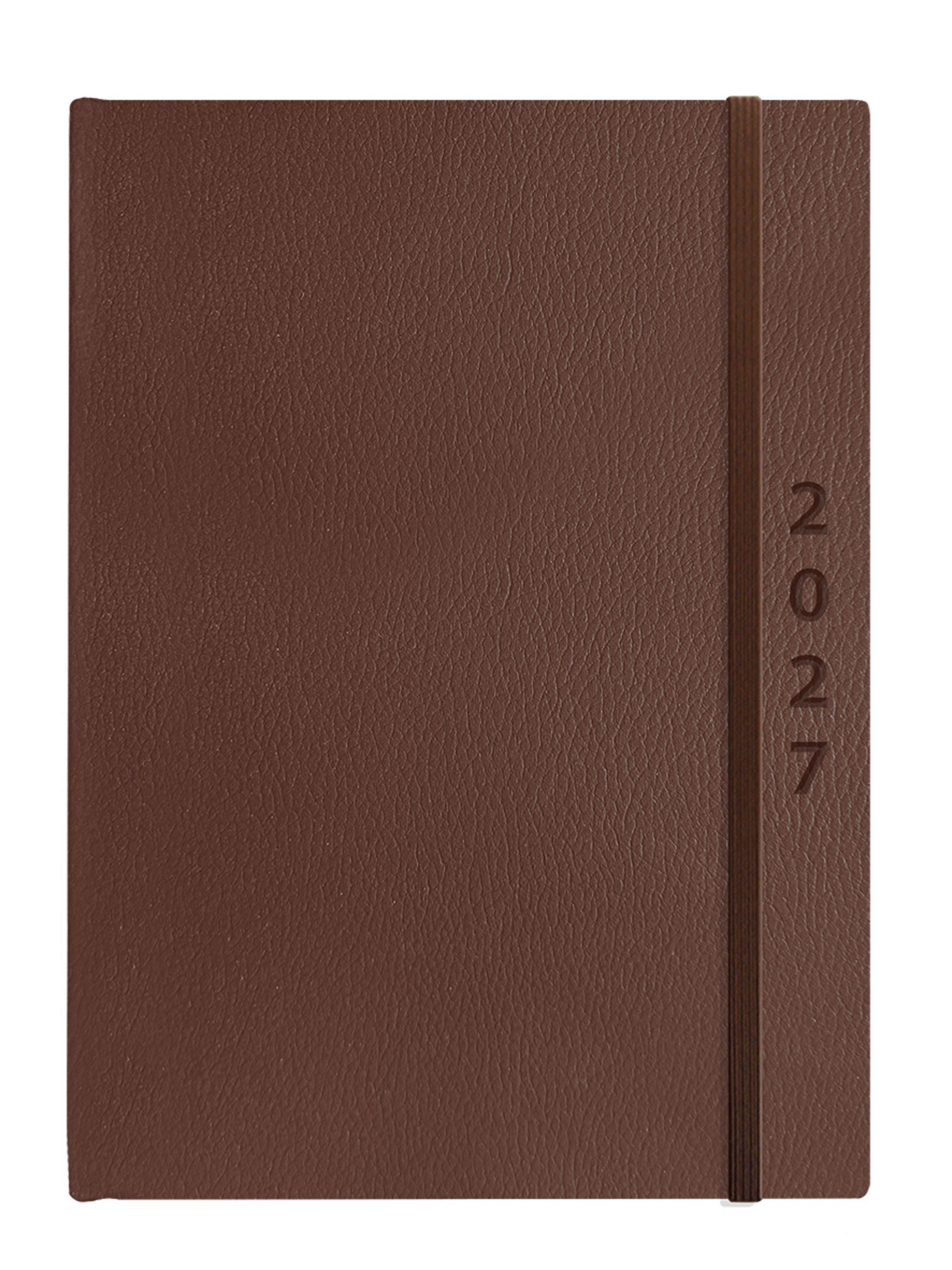 Vorderes Coverbild Chef-Timer Leder braun 2027