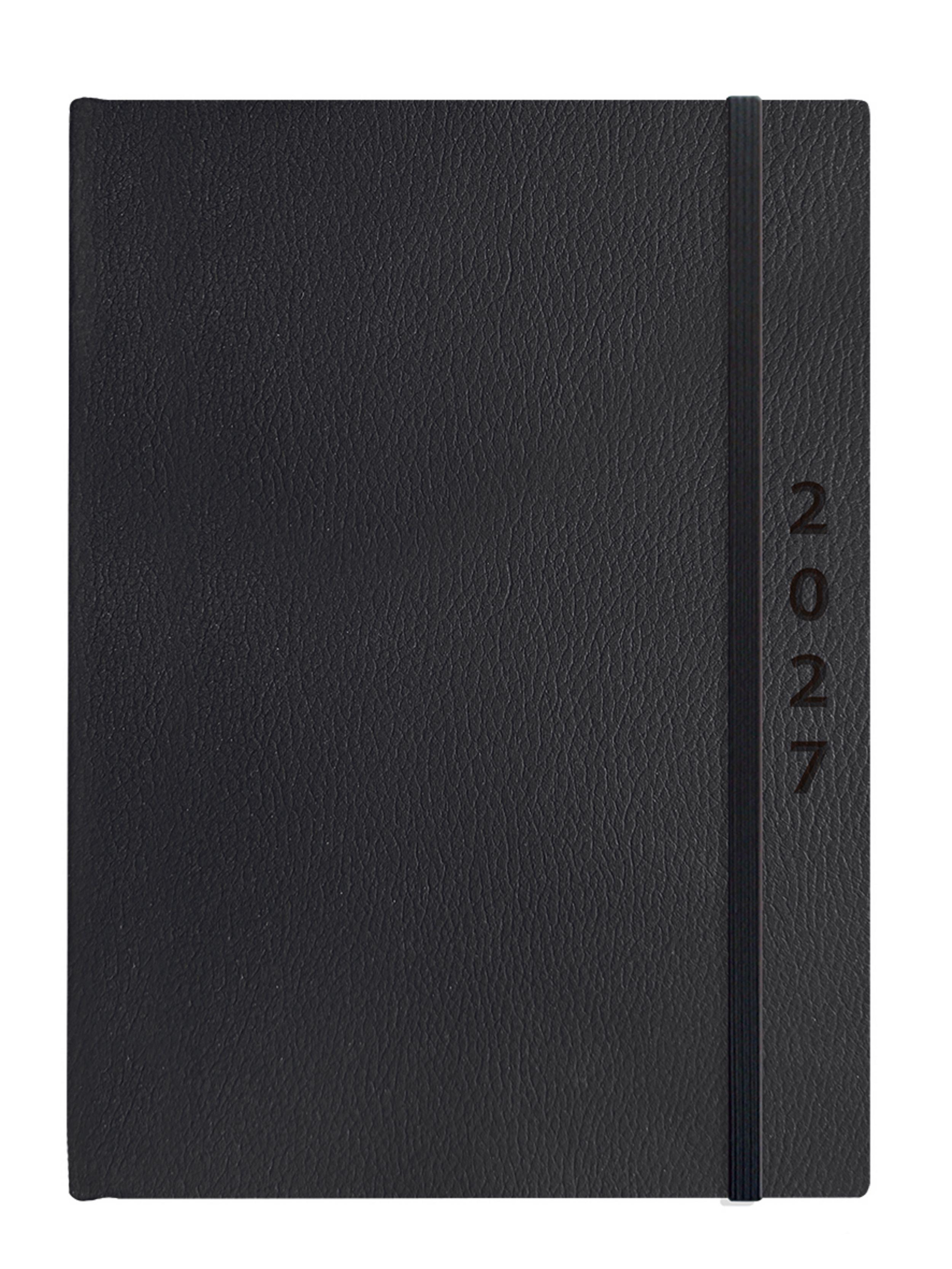 Vorderes Coverbild Chef-Timer Leder schwarz 2027