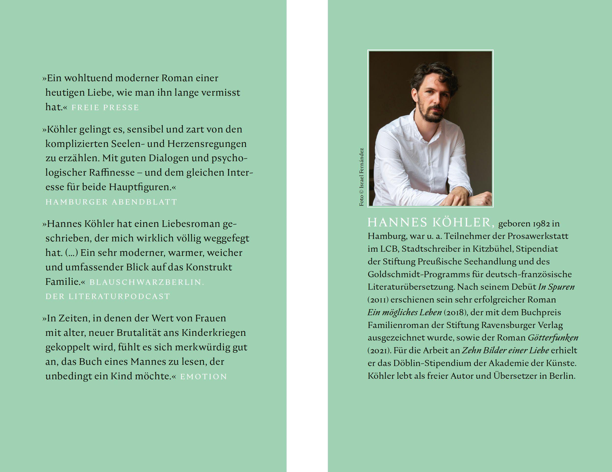 Beispielinhalt (Bild) Zehn Bilder einer Liebe