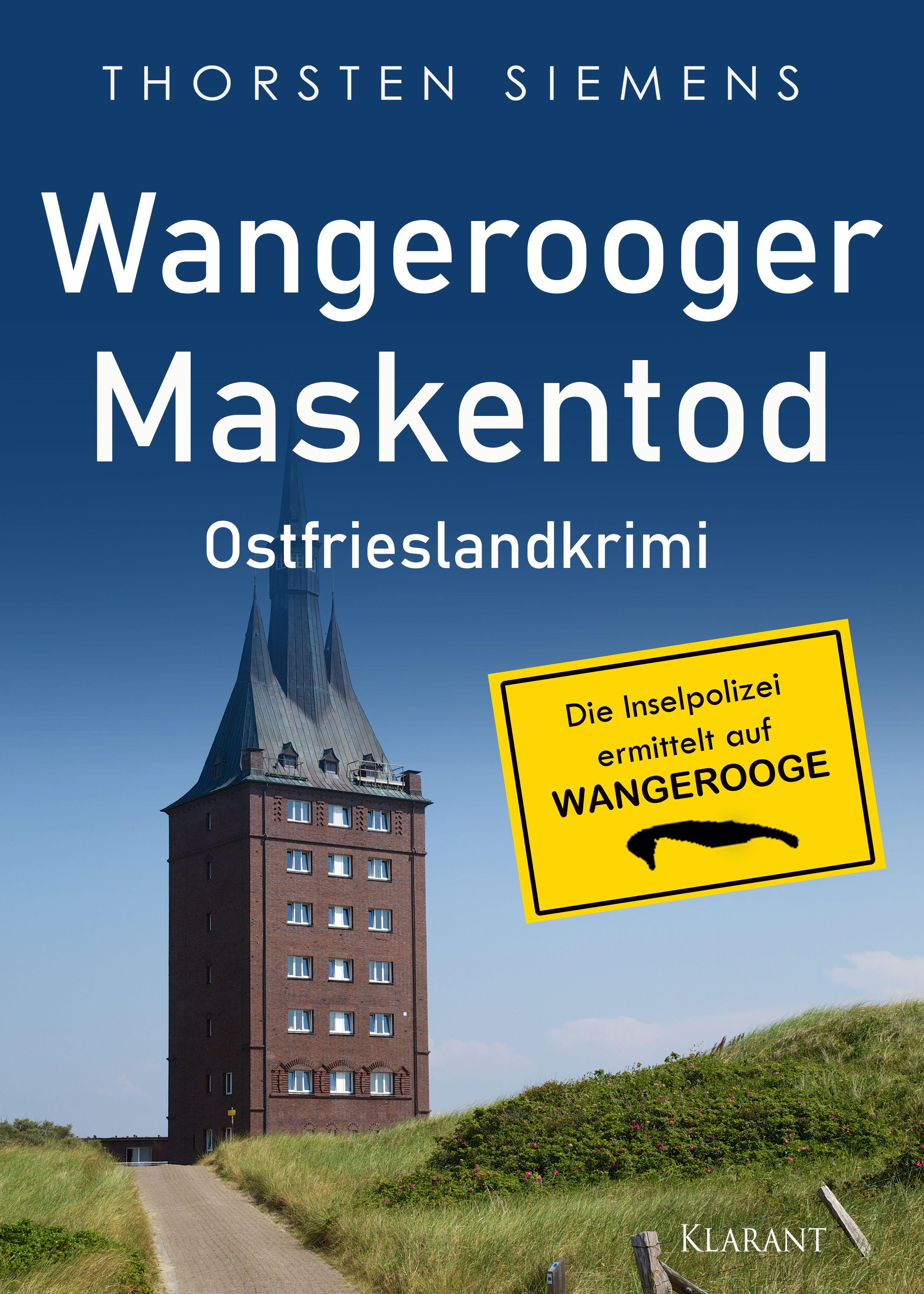 Vorderes Coverbild Wangerooger Maskentod. Ostfrieslandkrimi