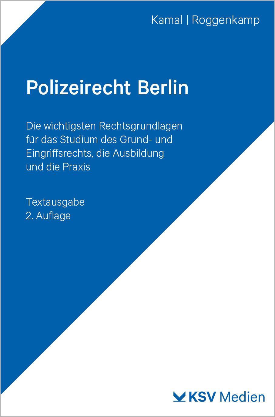 Vorderes Coverbild Polizeirecht Berlin