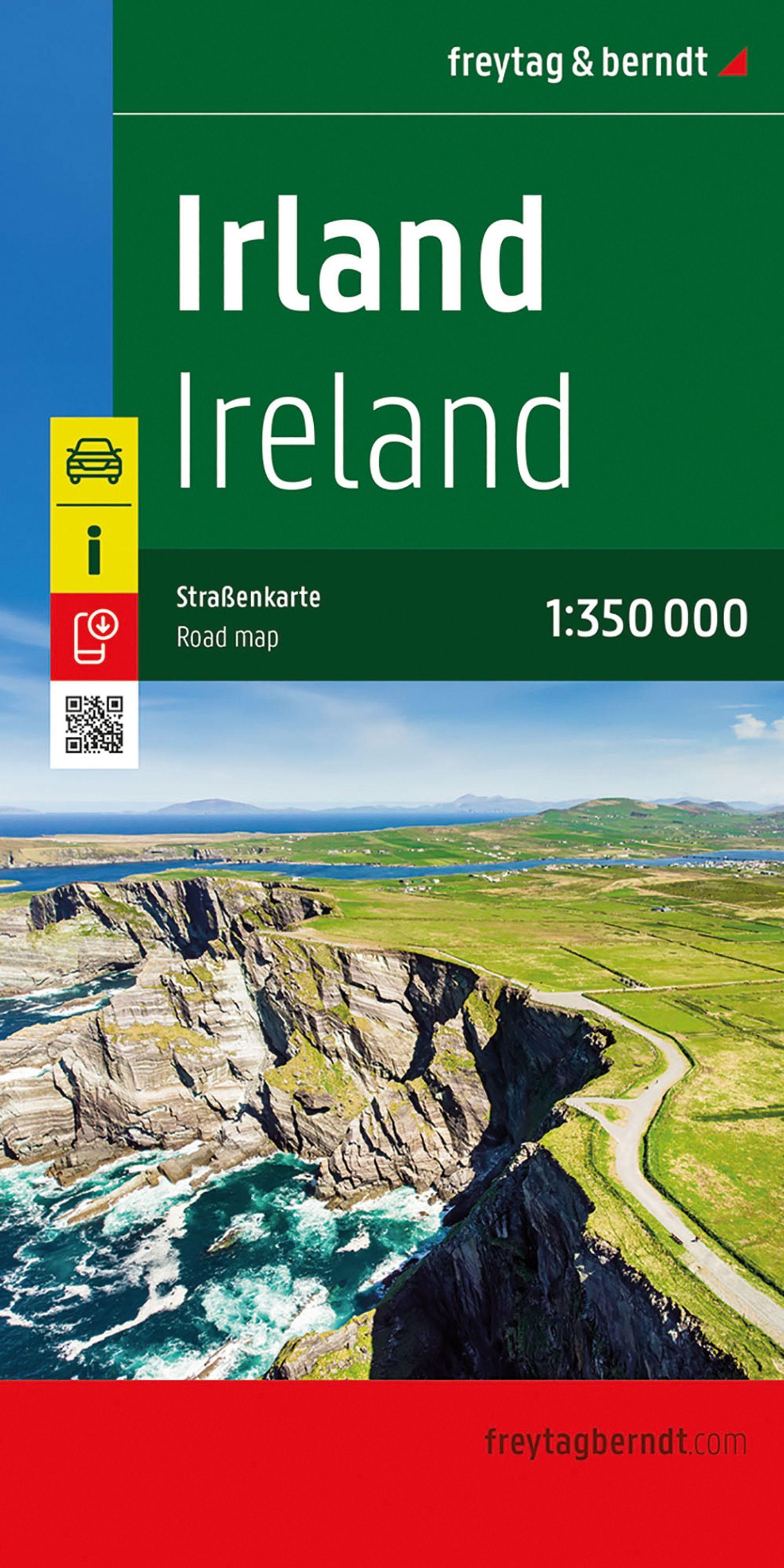Vorderes Coverbild freytag & berndt Straßenkarte Irland 1:350.000