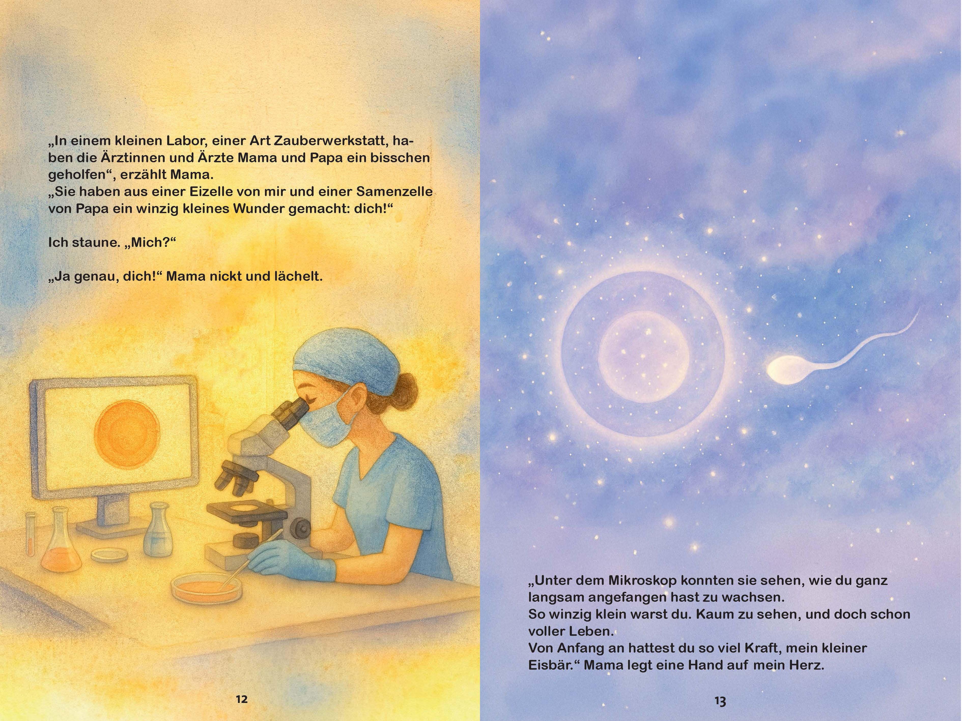 Beispielinhalt (Bild) Mama sagt, ich war ein Eisbär