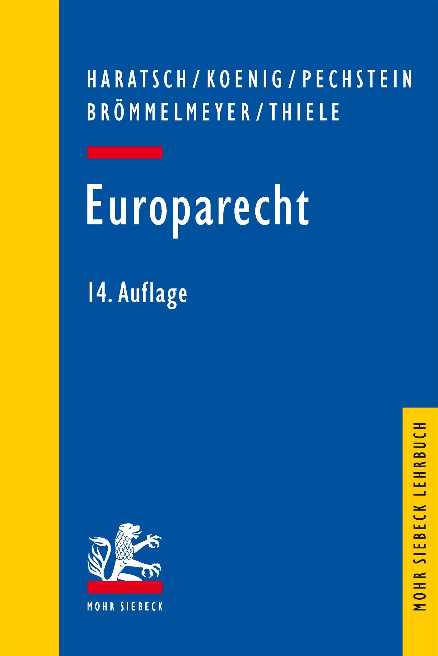 Vorderes Coverbild Europarecht