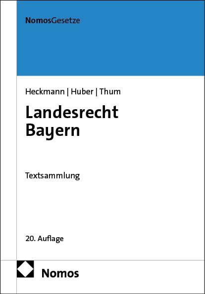 Vorderes Coverbild Landesrecht Bayern