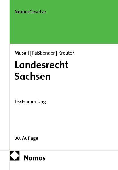 Vorderes Coverbild Landesrecht Sachsen