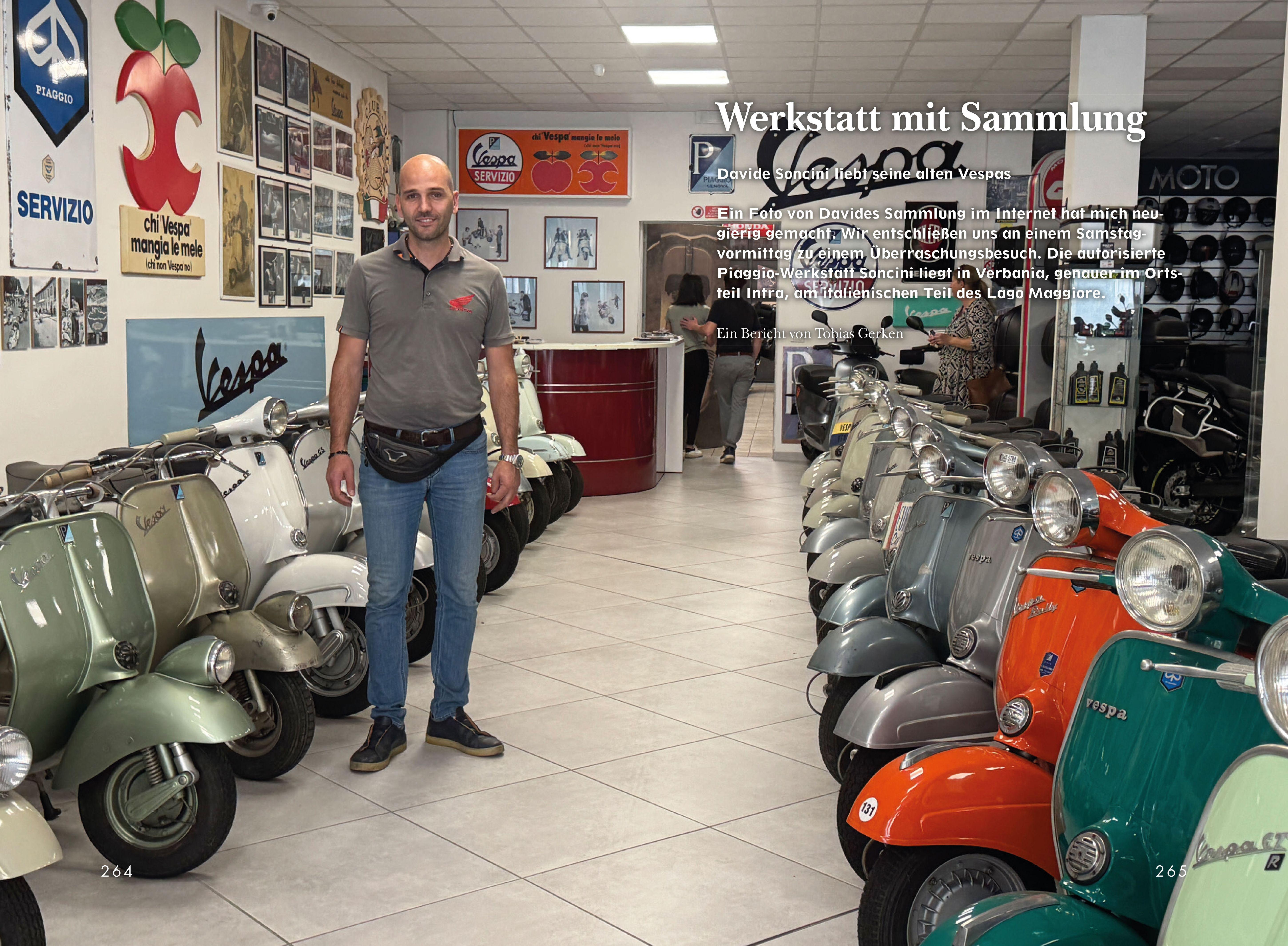 Beispielinhalt (Bild) VESCOO Jahrbuch für Vespa-Fans und Ape-Freunde