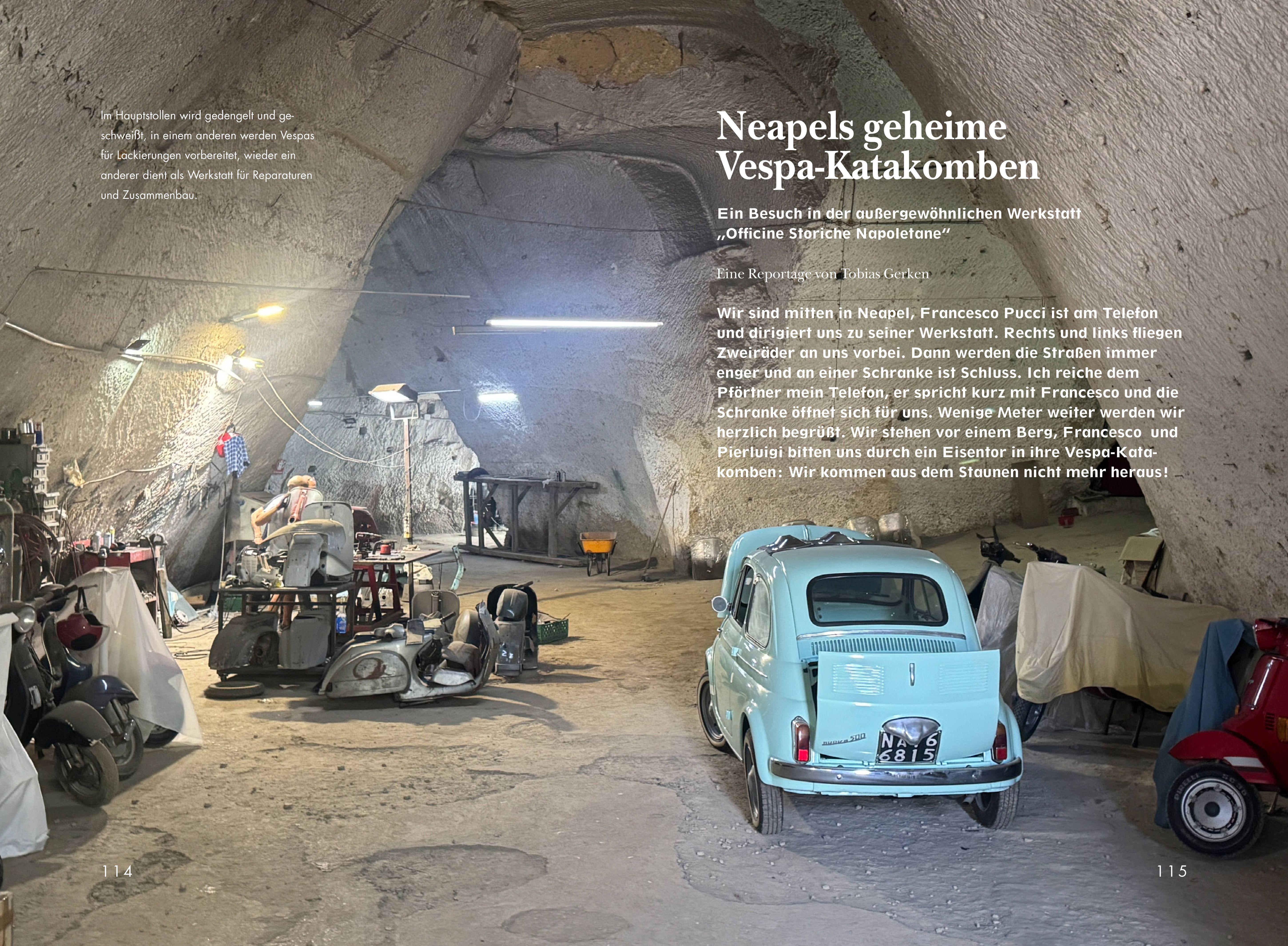 Beispielinhalt (Bild) VESCOO Jahrbuch für Vespa-Fans und Ape-Freunde