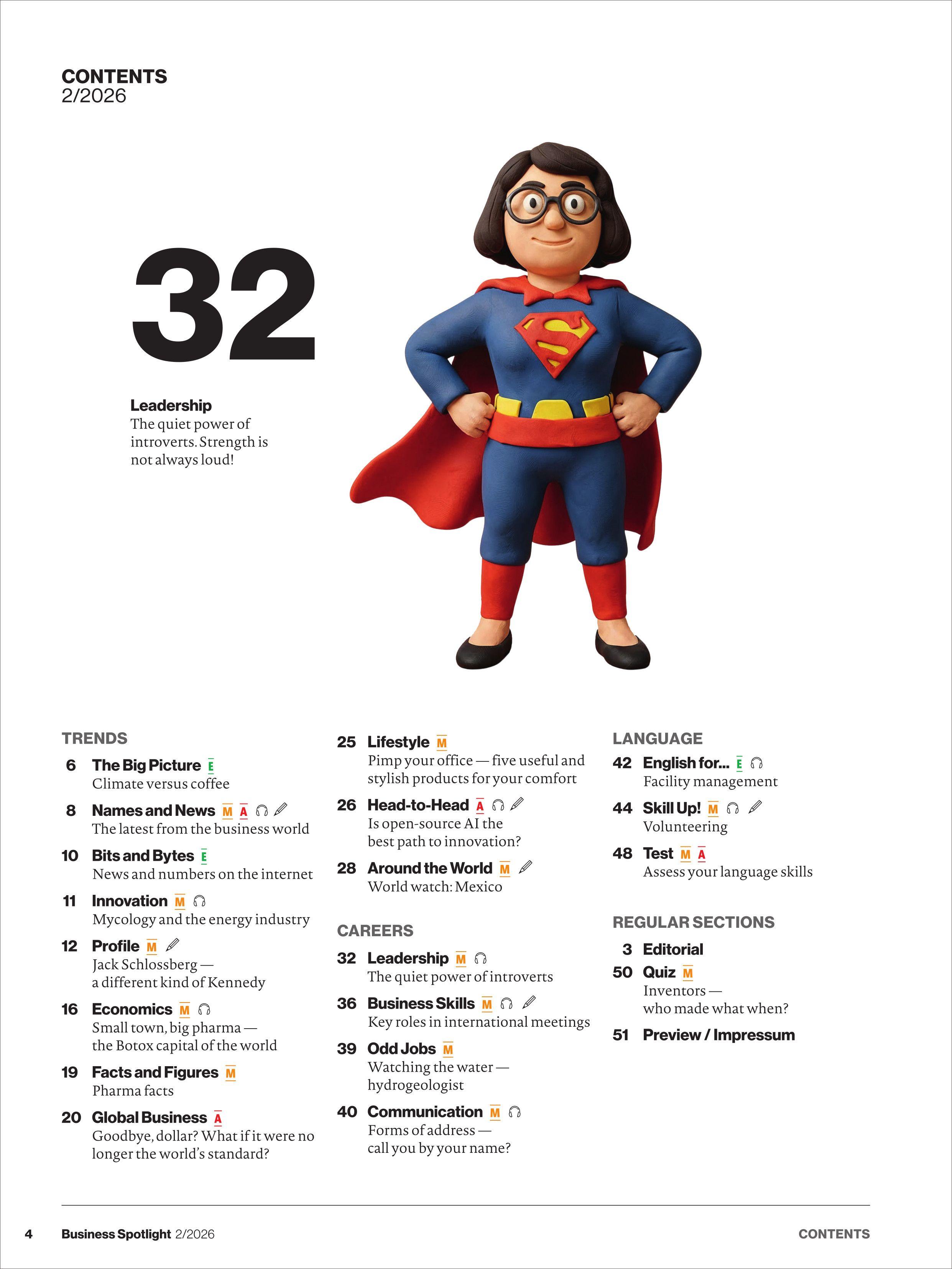 Beispielinhalt (Bild) Business Spotlight Magazin 2/26