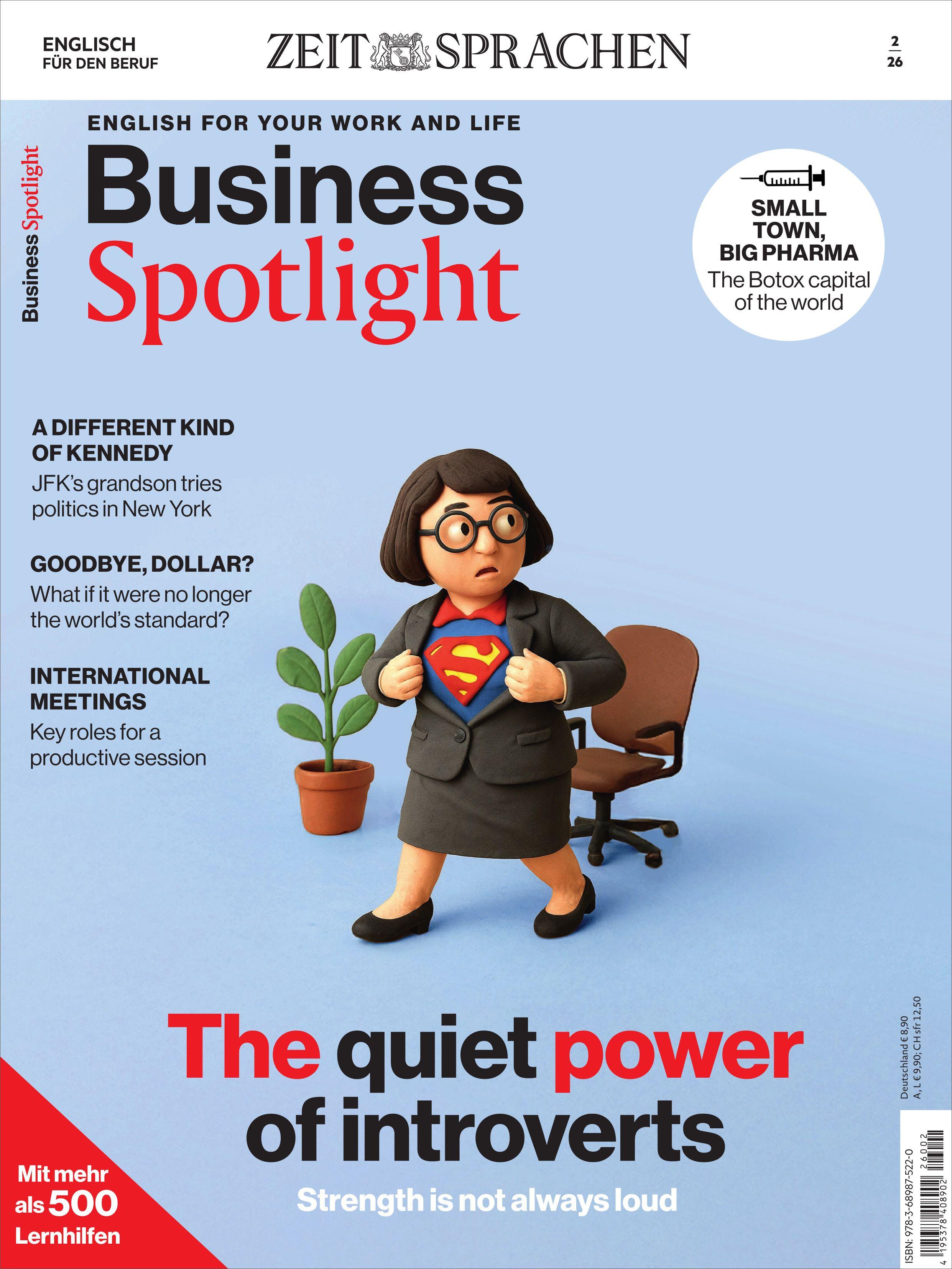 Vorderes Coverbild Business Spotlight Magazin 2/26