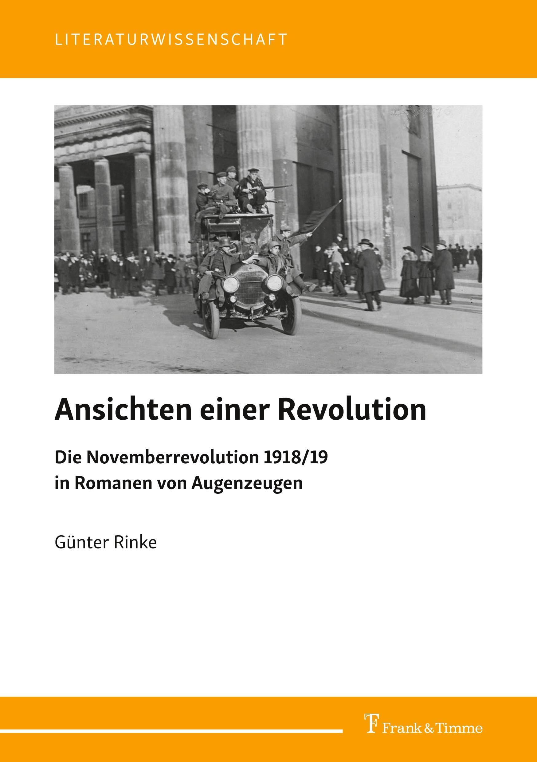 Vorderes Coverbild Ansichten einer Revolution
