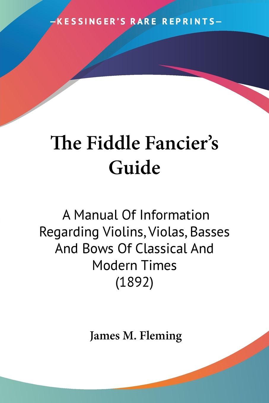 Vorderes Coverbild The Fiddle Fancier's Guide