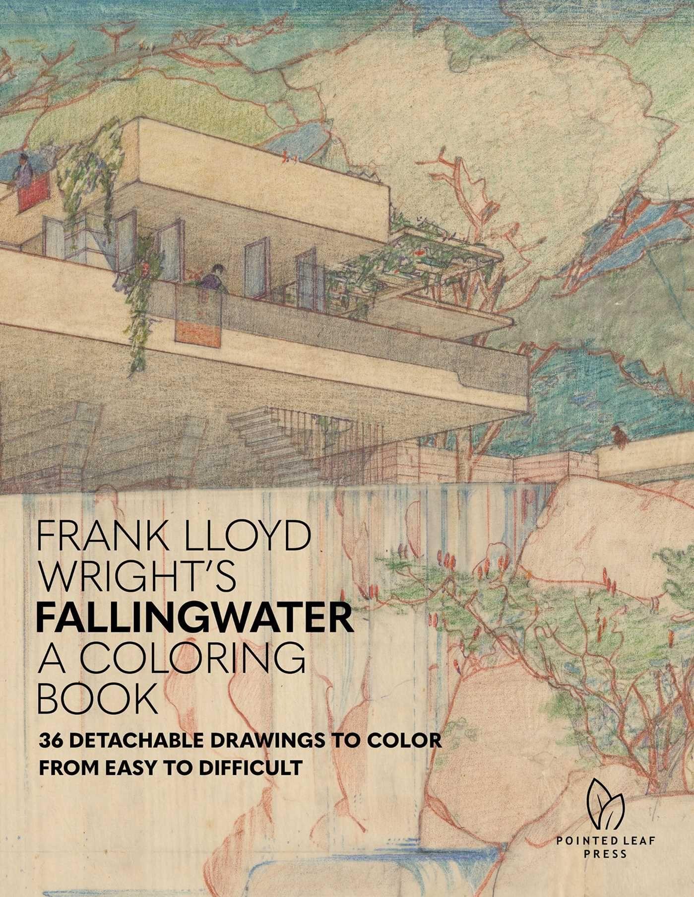 Vorderes Coverbild Frank Lloyd Wright's Fallingwater Coloring Book