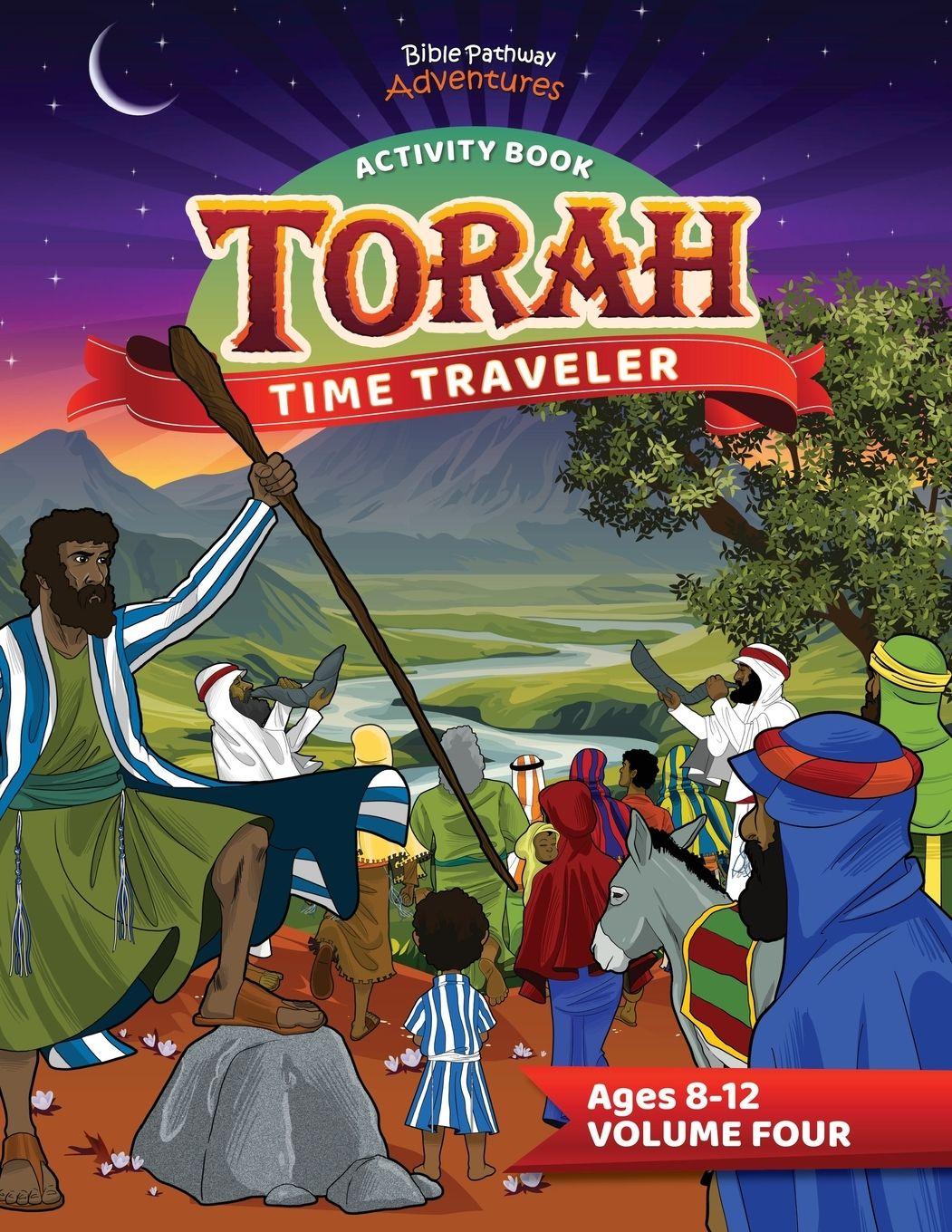 Vorderes Coverbild Torah Time Traveler Activity Book (Volume Four)